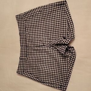 GAP Checker Board Black and White Shorts